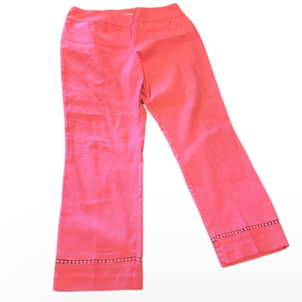 crown & ivy Coral Ankle Pants